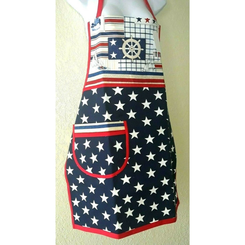 4Th of July Aprons Kitchen Cooking Handmade New